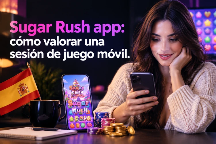 Sugar Rush app: cómo valorar una sesión de juego móvil