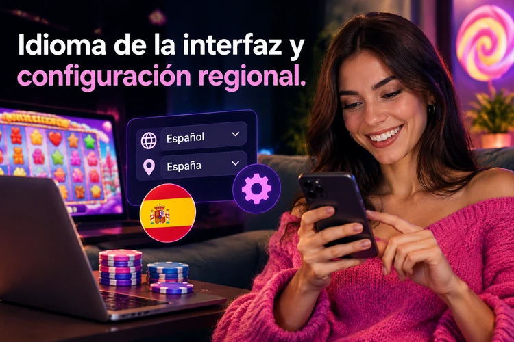 Idioma de la interfaz y configuración regional